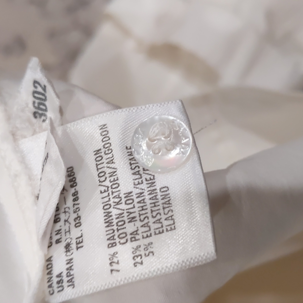 Escada White Button Up Blouse - image 8